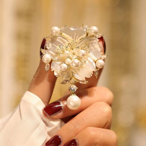 AILONMEI Floral Series Brooch Jewelry For Woman Fashion, Large Costume Broches & Pins Christmas Gift in Kuwait