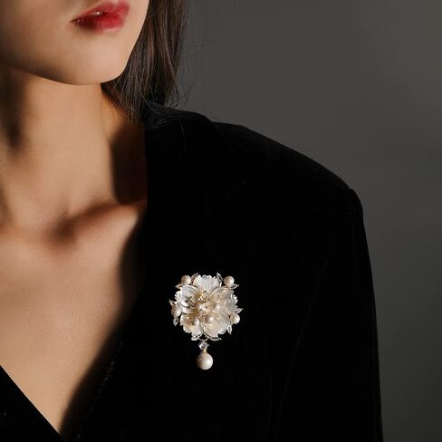 AILONMEI Floral Series Brooch Jewelry For Woman Fashion, Large Costume Broches & Pins Christmas Gift in Kuwait