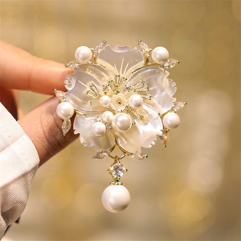 AILONMEI Floral Series Brooch Jewelry For Woman Fashion, Large Costume Broches & Pins Christmas Gift in Kuwait