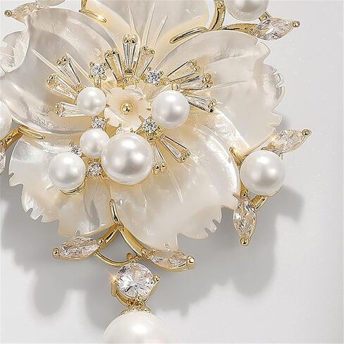 AILONMEI Floral Series Brooch Jewelry For Woman Fashion, Large Costume Broches & Pins Christmas Gift in Kuwait