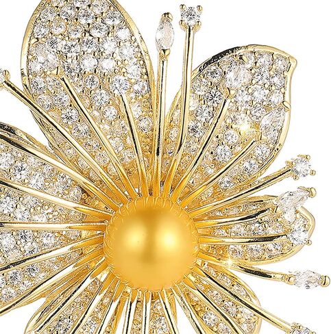 AILONMEI Floral Series Brooch Jewelry For Woman Fashion, Large Costume Broches & Pins Christmas Gift in Kuwait