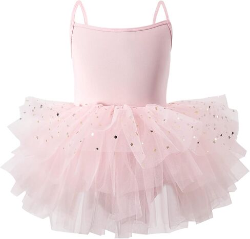 Toddler Girls Tutu Dresses Strap Shiny Tulle Ballet Leotard Ballerina Costume for Dance in Kuwait