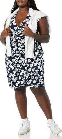 Amazon Essentials Women's Classic Cap Sleeve Wrap Dress (Available in Plus Size) in Kuwait