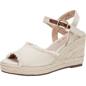Vepose Women's 80 Espadrilles Wedge Sandals 丨 Peep Toe High Heel Platform Sandals+Ankle Buckle