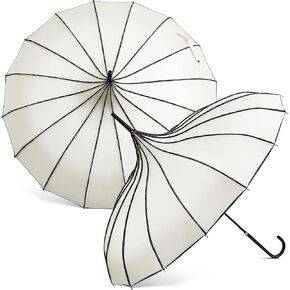 Queekay 2 Pcs Parasol Umbrella Pagoda Umbrella Large Retro Sun Umbrella for Walking Sun Gothic Umbrella for UV Protection Women Girls in Kuwait