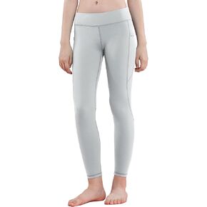 Willit Girls' Athletic Leggings Youth Kid's Dance Running Yoga Leggings Pants Active Compression Tights with Pockets