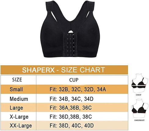 حمالة صدر رياضية للنساء من SHAPERX بعد العمليات الجراحية in Kuwait