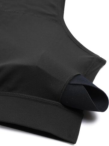 حمالة صدر رياضية بكتف واحد للنساء من CRZ YOGA Butterluxe - بدون أكمام وحزام واحد منخفض التأثير وغير متماثل للتمرينات الرياضية in Kuwait