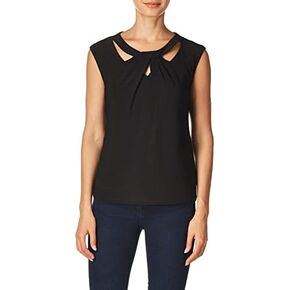 Kasper Women's Cap Sleeve Criss-Cross Solid Ity in Saudi Arabia