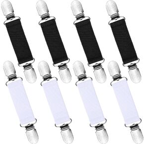 URATOT 8 Pieces Dresses Shawl Clip Retro Sweater Collar Clips Retro Cardigan Clip Shawl Clips Glove Clips for Men and Women