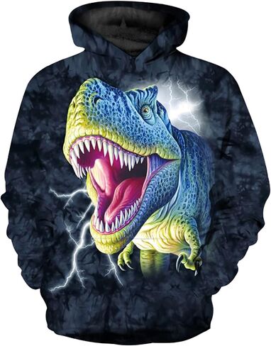 CAMLAKEE Kids Hoodies for Boys Girls 3D Dinosaur Hooded Sweatshirts Youth Pullover with Pocket in Saudi Arabia