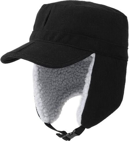 AISIYEDO الشتاء يندبروف الأذن رفرف القبعات الدنيم قبعة بيسبول Ushanka الصياد قبعة الرجال والنساء قبعة مموهه الموضة in Kuwait