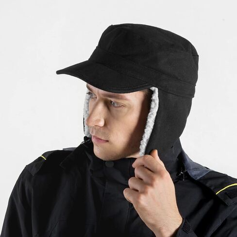 AISIYEDO الشتاء يندبروف الأذن رفرف القبعات الدنيم قبعة بيسبول Ushanka الصياد قبعة الرجال والنساء قبعة مموهه الموضة in Kuwait