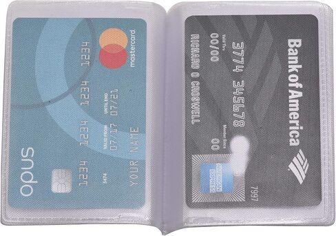 حشوات المحفظة لبطاقات الائتمان - قطعة بديلة من البلاستيك الشفاف مكونة من قطعتين أو 3 قطع in Kuwait