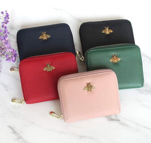 حافظة بطاقات الائتمان Imeetu RFID من الجلد بسحاب ومحفظة 24 فتحة للبطاقات للنساء in Kuwait