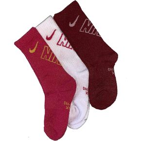 Nike Boy's Performance Cushioned Dri FIT Crew Socks 3 Pack in Saudi Arabia