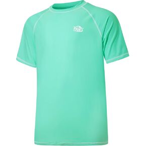 Willit Men's Rashguard Swim Shirts UPF 50+ Sun Protection Shirts Short Sleeve SPF Quick Dry Beach Shirt