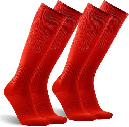 Three street Baseball Socks, Unisex Knee High Solid Sport Tube Compression Softball Football Soccer Team Socks 2-10 Pairs in Kuwait