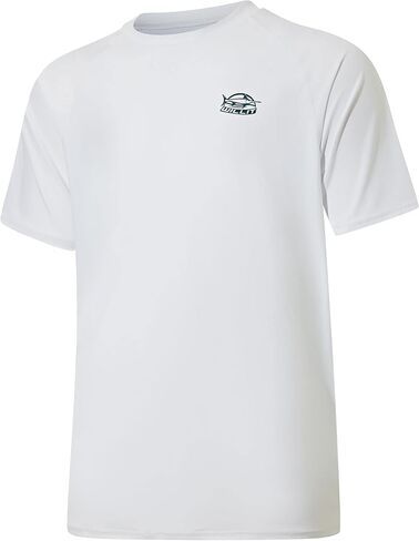 Willit Men's Rashguard Swim Shirts UPF 50+ Sun Protection Shirts Short Sleeve SPF Quick Dry Beach Shirt in Kuwait
