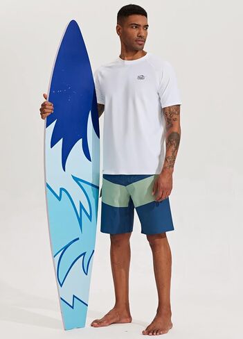 Willit Men's Rashguard Swim Shirts UPF 50+ Sun Protection Shirts Short Sleeve SPF Quick Dry Beach Shirt in Kuwait