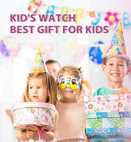CakCity Kids Watch Waterproof Cute Cartoon Analog Girls Boys Wrist Watch for Little Child Time Teacher for Children 3-10 Year in Kuwait