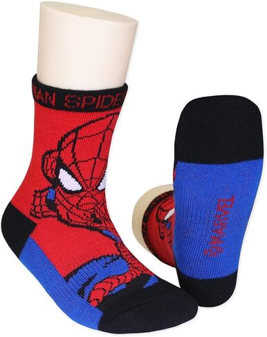 Super Hero Adventures Spider-Man Boys Toddler 6 pack Crew Socks in Kuwait