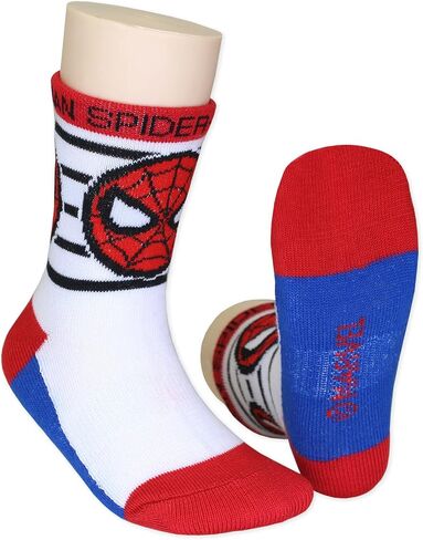 Super Hero Adventures Spider-Man Boys Toddler 6 pack Crew Socks in Kuwait