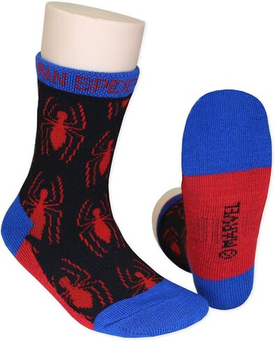 Super Hero Adventures Spider-Man Boys Toddler 6 pack Crew Socks in Kuwait