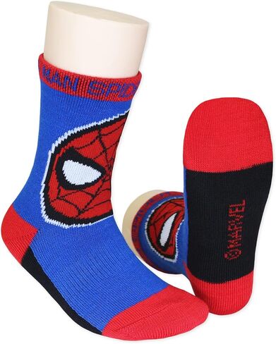 Super Hero Adventures Spider-Man Boys Toddler 6 pack Crew Socks in Kuwait