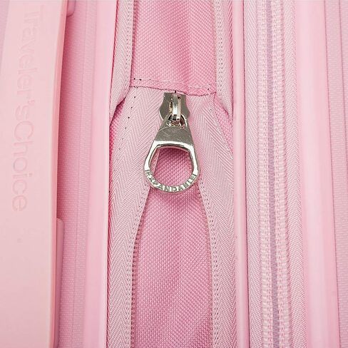 Traveler's Choice Pagosa Indestructible Hardshell Expandable Spinner Luggage, Blue, Check-in Only in Kuwait