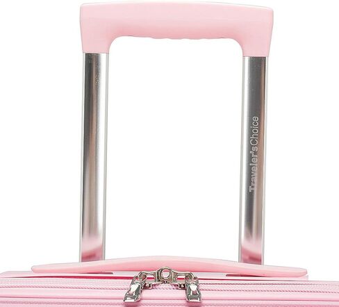 Traveler's Choice Pagosa Indestructible Hardshell Expandable Spinner Luggage, Blue, Check-in Only in Kuwait