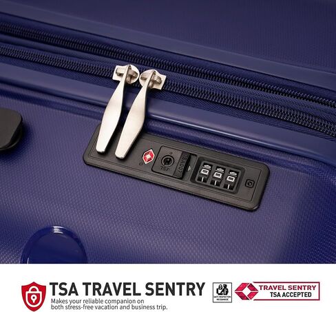2 piece luggage set Anti-scratch PP Material Hardside uggage, Carry-On,20inch and 28inch Lightweight Spinner all size Expandable double seal Suitcase in Kuwait