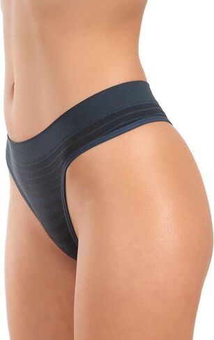 Alyce Ives Intimates Womens Seamless No Show Thong, Pack of 12 in Kuwait