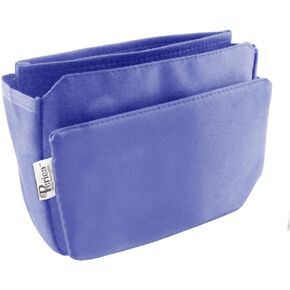 ‘Tegan’ Small Handbag Organizer Insert or Make-up Bag – 5 Colors Available (Purple)