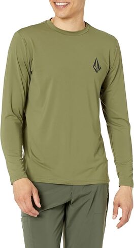 Volcom Men's Standard Taunt UPF 50+ Long Sleeve Loose Fit Rashguard in Saudi Arabia
