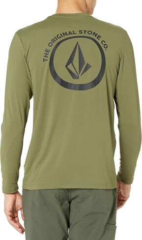 Volcom Men's Standard Taunt UPF 50+ Long Sleeve Loose Fit Rashguard in Saudi Arabia
