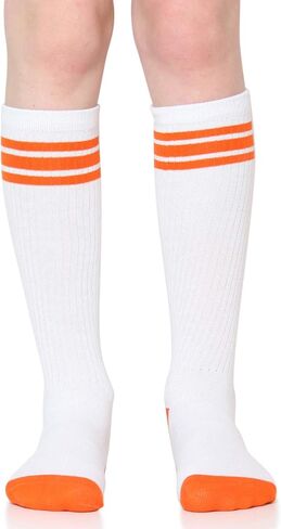 juDanzy 3 Pairs of Knee High Boys or Girls Stripe Team Tube Socks for Soccer, Basketball, baseball and Everyday Wear in Saudi Arabia