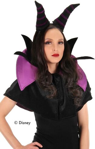 Maleficent Headband and Collar Set - Standard in Saudi Arabia