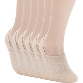 Pro Mountain Seamless Ball Cushion No Show Socks Women 6 Pack Cotton Footies