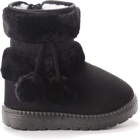 KDHAO Girls Boys Warm Winter Boots Kids Outdoor Snow Boots(Toddler/Little Kid) in Kuwait