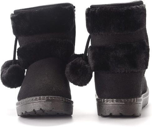 KDHAO Girls Boys Warm Winter Boots Kids Outdoor Snow Boots(Toddler/Little Kid) in Kuwait