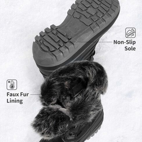 DREAM PAIRS Boys Girls Mid Calf Winter Snow Boots Toddler/Little Kid/Big Kid in Kuwait