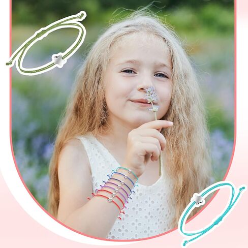 Cunno 50 قطعة سوار الصداقة على شكل نجمة قابل للتعديل سوار نجمة الرغبات أساور للنساء الرجال الفتيات الاطفال هدايا عيد الميلاد in Kuwait