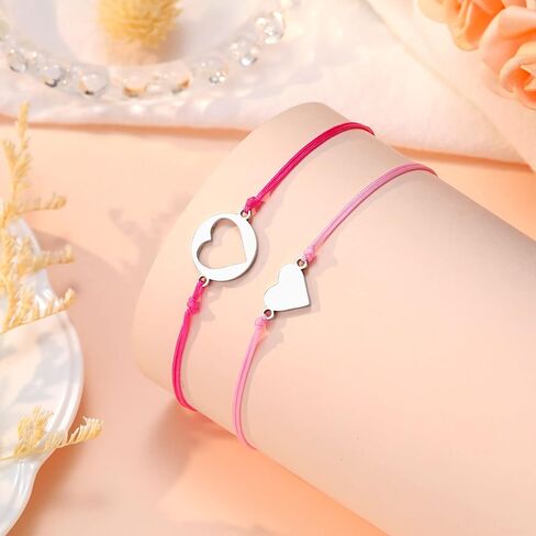 PINKDODO هدايا العودة إلى المدرسة مجموعة أساور الأم والابنة لمدة 2 اليوم الأول من المدرسة أساور الأم وأنا أساور للأم والابنة والبنات والأولاد in Kuwait