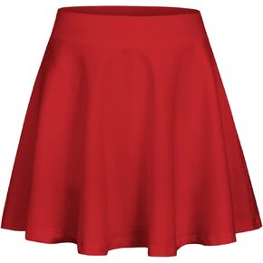 Zaclotre Skorts Skirts for Girls Elastic High Waisted Tennis Skirt with 2 Pockets Athletic Golf Workout Sports Shorts