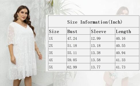 HJJPWW Women's Plus Size Summer Chiffon Loose Fit Dress Casual V Neck Belly Sleeve Babydoll Maternity Dress Sundress in Kuwait