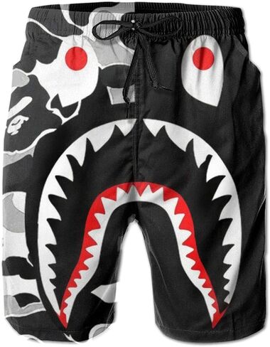 Viouos Beach Shorts Trunks Quick Dry Pants Swimwear Bathing Suits with Pockets for Men's in Saudi Arabia