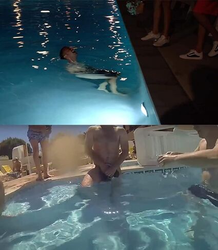 Men's Dissolving Swim Trunks Prank Shorts Funny Gift for Brother Boyfriend Bachelor Beach Party in The Swimming Pool in Kuwait