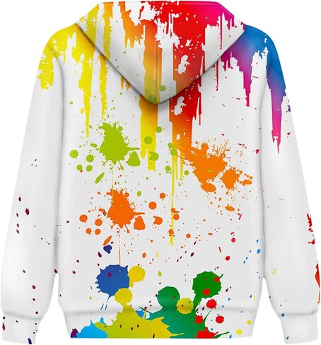 Linnhoy 3D Digital Printed Kids Hoodies for Boys and Girls Sweatshirts 6-15 Years in Kuwait