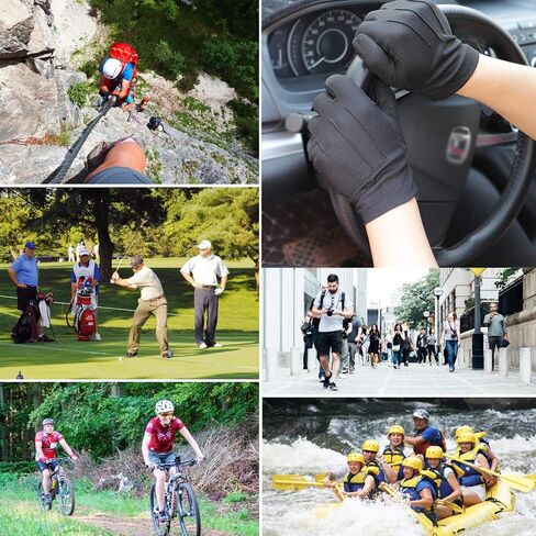 قفازات القيادة Bienvenu للرجال، شاشة لمس مضادة للانزلاق، قفازات للحماية من أشعة الشمس الصيفية in Kuwait